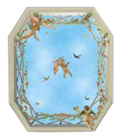 Decorazione Cielo Ottag Angeli